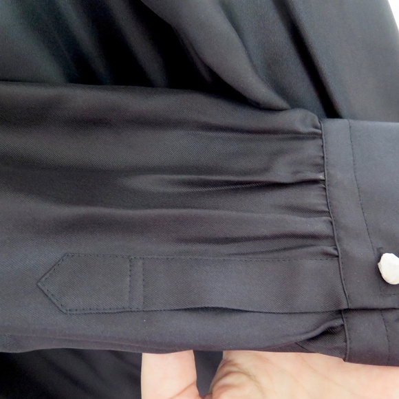 Tory Burch Wide Collar Tunic Blouse - Ivory/ Tea Rose - $498 - Picture 14 of 16